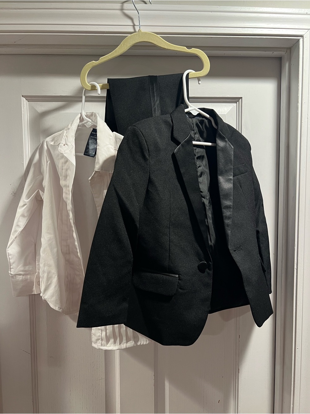 Nautica Black Blazer with White Dress Shirt